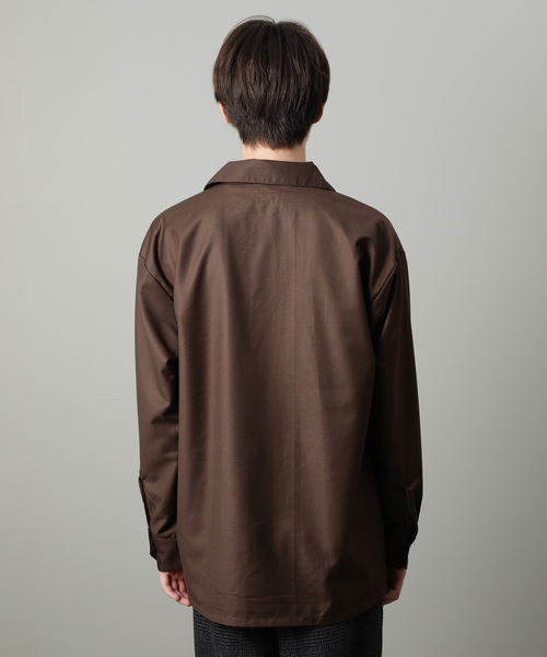 JUNRED（ジュンレッド）の「TRダブルフラップポケットシャツ（シャツ/ブラウス・メンズ・ダークブラウン/ブラック/オレンジ・M/L）」の13枚目の写真