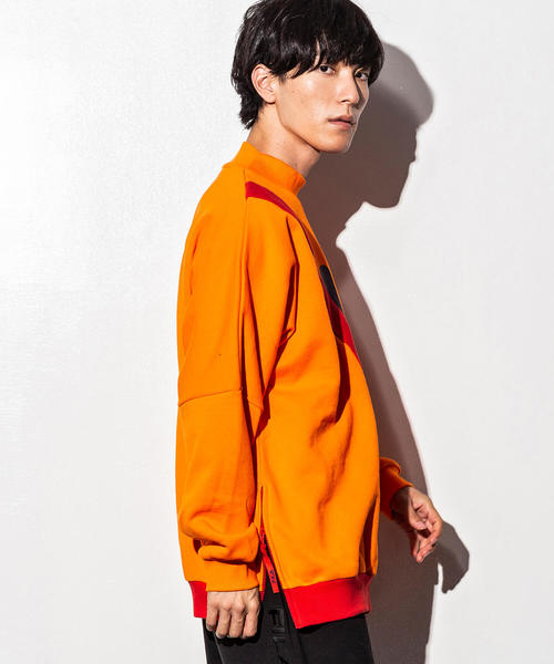 FILA HERITAGE(フィラヘリテージ)の「FILA(フィラ)モックネックシャツ(Tシャツ/カットソー・メンズ・ホワイト/ブラック/グレー/オレンジ・M/S/L)」の16枚目の写真