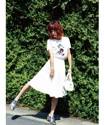 MOUSSY | FLARED M/SK(スカート)