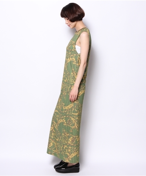 WHO'S WHO gallery（フーズフーギャラリー）の「【DRESSCAMP×WHO'S WHO gallery】総柄ワンピース（ワンピース・レディース・その他21/ブラック・FREE）」の4枚目の写真