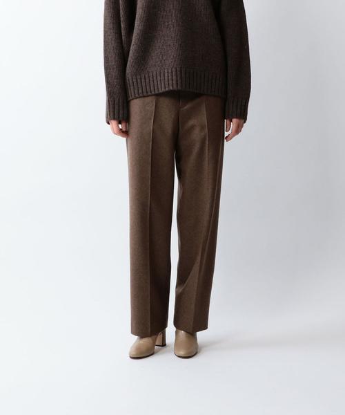 Steven Alan（スティーブンアラン）の「＜Steven Alan＞WIDE TROUSERS/パンツ（その他パンツ・レディース・ブラウン/ライトグレー・LARGE/MEDIUM/SMALL/X-SMALL）」の2枚目の写真
