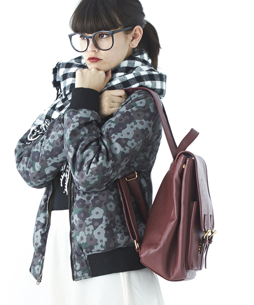 WEGO（ウィゴー）の「WEGO/リバーシブルMA－1（ミリタリージャケット・レディース・ブラック/カーキ・FREE）」の12枚目の写真