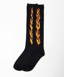 WEGO | WEGO/ファイヤーパターンハイソックス(ソックス/靴下)