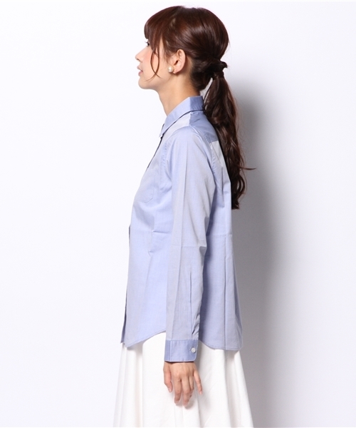 DISCOAT（ディスコート）の「【Discoat】ブロードレギュラーシャツ（シャツ/ブラウス・レディース・サックスブルー/その他18・ﾌﾘ-）」の9枚目の写真
