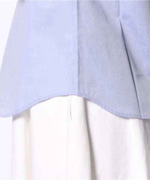 DISCOAT（ディスコート）の「【Discoat】ブロードレギュラーシャツ（シャツ/ブラウス・レディース・サックスブルー/その他18・ﾌﾘ-）」の5枚目の写真