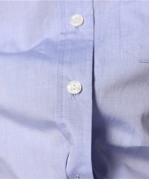 DISCOAT（ディスコート）の「【Discoat】ブロードレギュラーシャツ（シャツ/ブラウス・レディース・サックスブルー/その他18・ﾌﾘ-）」の6枚目の写真