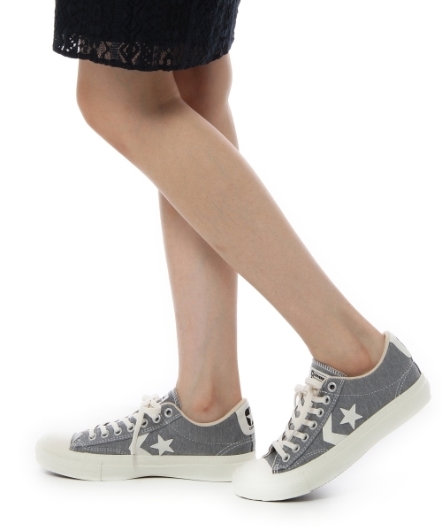 Another Edition(アナザーエディション)の「CONVERSE CHEVRON/S SWT(スニーカー・レディース・ライトグレー/ネイビー・25cm/23cm/24cm)」の7枚目の写真