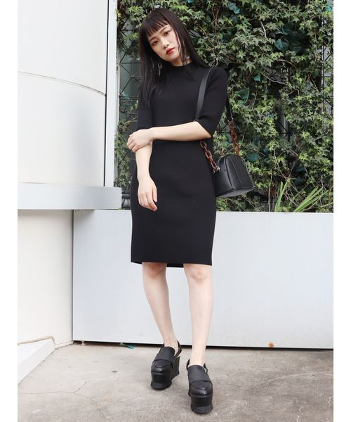 MURUA（ムルーア）の「フィットハーフミニワンピース（ワンピース・レディース・ブラック/パープル/カーキ/ベージュ・FREE）」の11枚目の写真