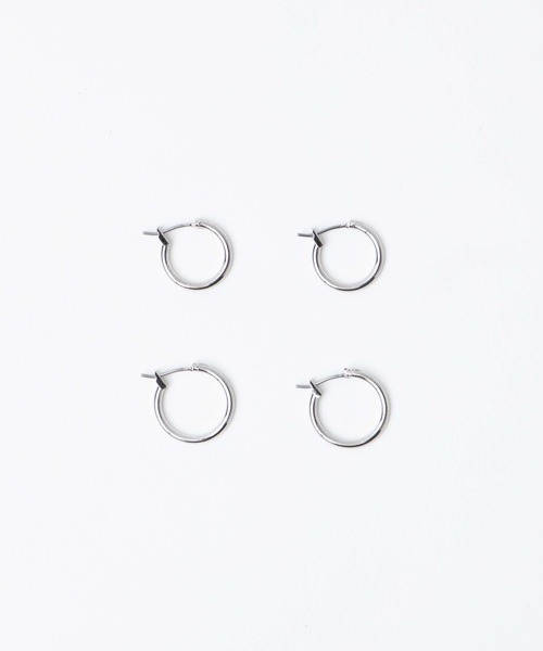 WEGO(ウィゴー)の「WEGO/【4点セット】フープピアス(ピアス(両耳用)・メンズ・シルバー/ゴールド・FREE)」の1枚目の写真