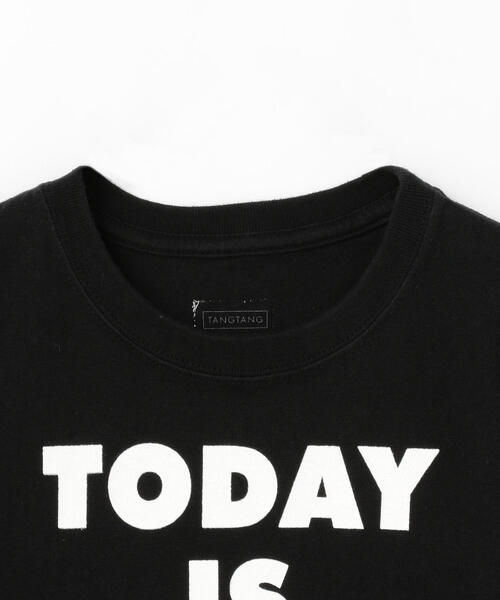 TOMORROWLAND （トゥモローランド）の「TANGTANG ロゴTシャツ（Tシャツ/カットソー・キッズ・ホワイト/ブラック/シャーベット・100/110/120）」の6枚目の写真