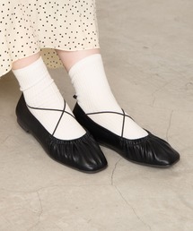 WEGO | WEGO/スクエアトゥデザインバレエシューズ(バレエシューズ)