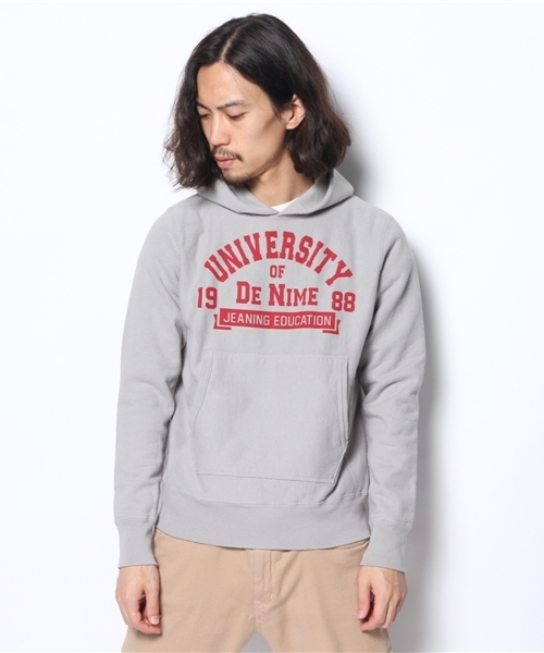 Denime（ドゥニーム）の「BASIC SWEAT PK UNIV（パーカー・メンズ・ネイビー/グレー/グリーン・MEDIUM/SMALL/LARGE）」の4枚目の写真