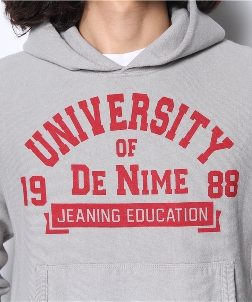 Denime（ドゥニーム）の「BASIC SWEAT PK UNIV（パーカー・メンズ・ネイビー/グレー/グリーン・MEDIUM/SMALL/LARGE）」の11枚目の写真
