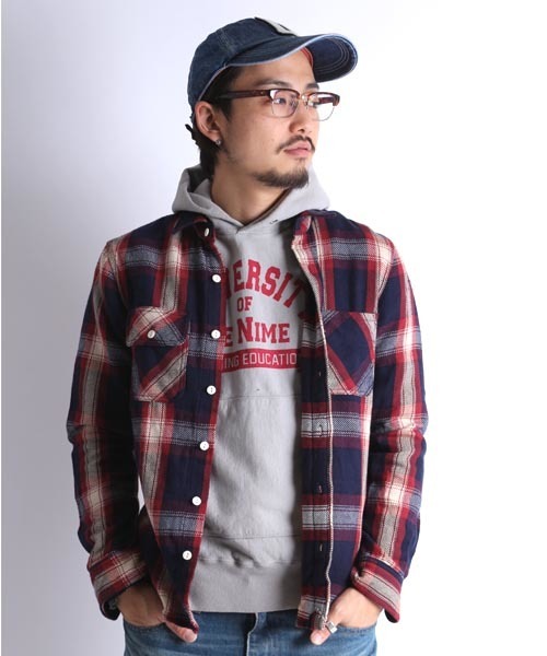 Denime（ドゥニーム）の「BASIC SWEAT PK UNIV（パーカー・メンズ・ネイビー/グレー/グリーン・MEDIUM/SMALL/LARGE）」の21枚目の写真