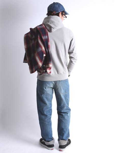 Denime（ドゥニーム）の「BASIC SWEAT PK UNIV（パーカー・メンズ・ネイビー/グレー/グリーン・MEDIUM/SMALL/LARGE）」の18枚目の写真