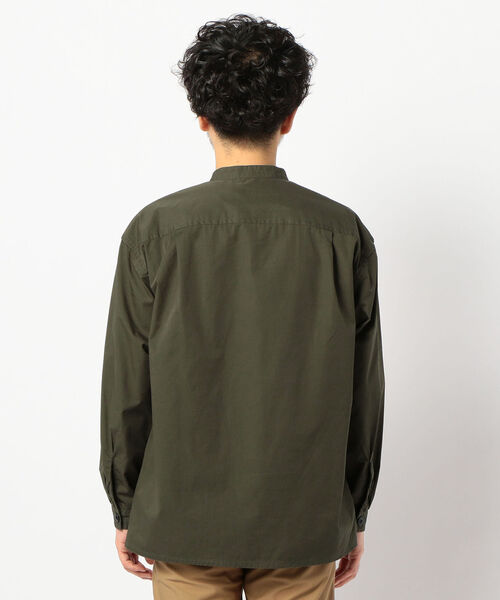 FREDY MAC（フレディーマック）の「【FREDYMAC SUNDAY TOOLS WEAR】バンドカラーシャツ／スタンドカラーカバーオール（シャツ/ブラウス・メンズ・ベージュ/ネイビー/パープル/オリーブ・M/L）」の7枚目の写真