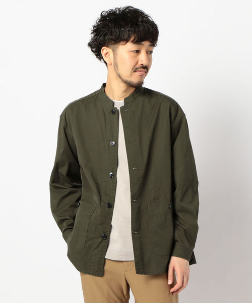 FREDY MAC（フレディーマック）の「【FREDYMAC SUNDAY TOOLS WEAR】バンドカラーシャツ／スタンドカラーカバーオール（シャツ/ブラウス・メンズ・ベージュ/ネイビー/パープル/オリーブ・M/L）」の22枚目の写真