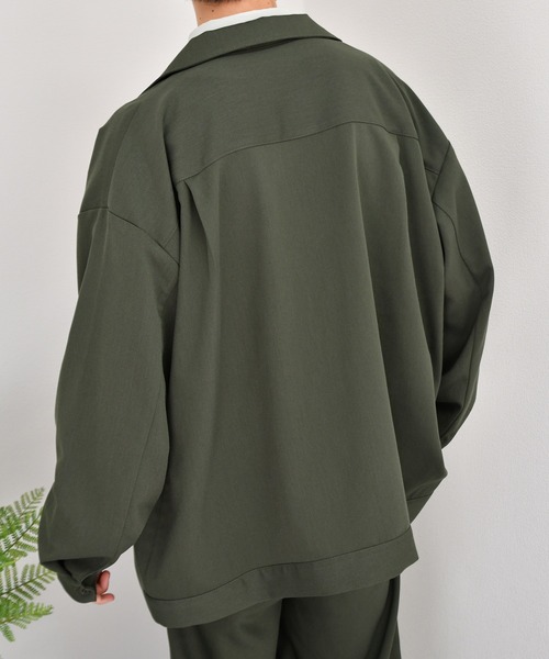 kutir（クティール）の「シングルジャケット　セットアップ（テーラードジャケット・メンズ・グリーン/パープル・MEDIUM/LARGE）」の14枚目の写真