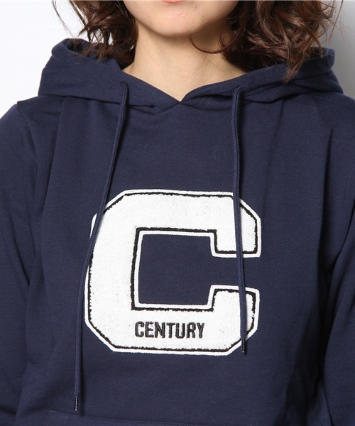 WEGO（ウィゴー）の「WEGO/イニシャルワッペンパーカー（パーカー・レディース・アイボリー/杢グレー/ネイビー/ワイン・FREE）」の8枚目の写真