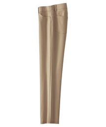 ストレッチ美脚切替アンクルパンツ股下60cm