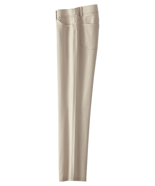 BELLUNA PLUS（ベルーナ）の「ストレッチ美脚切替アンクルパンツ股下６０cm（その他パンツ・レディース・ブラック/ベージュ/オフホワイト/グレー系その他/ストライプ/チェック/その他/グレー/その他2/グレー系その他2・SMALL/MEDIUM/LARGE/X-LARGE）」の13枚目の写真