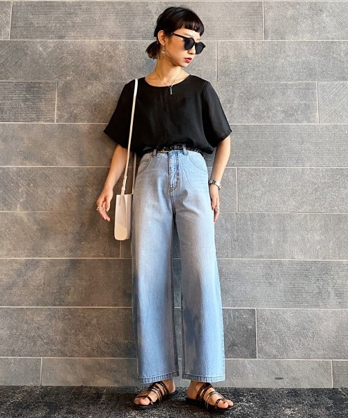 PAGEBOY（ページボーイ）の「バックリボンブラウス（シャツ/ブラウス・レディース・ブラック/ブラウン/オフホワイト・FREE）」の11枚目の写真