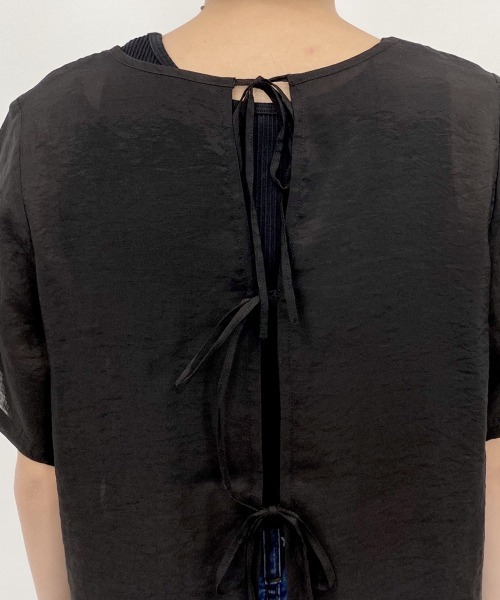 PAGEBOY（ページボーイ）の「バックリボンブラウス（シャツ/ブラウス・レディース・ブラック/ブラウン/オフホワイト・FREE）」の19枚目の写真