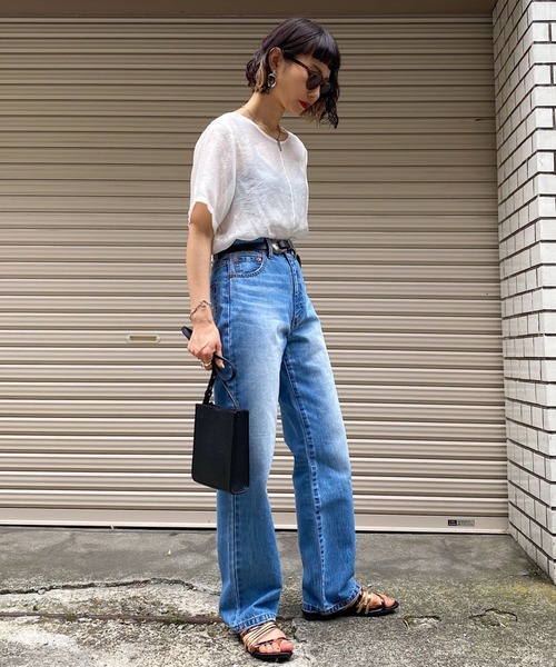 PAGEBOY（ページボーイ）の「バックリボンブラウス（シャツ/ブラウス・レディース・ブラック/ブラウン/オフホワイト・FREE）」の6枚目の写真