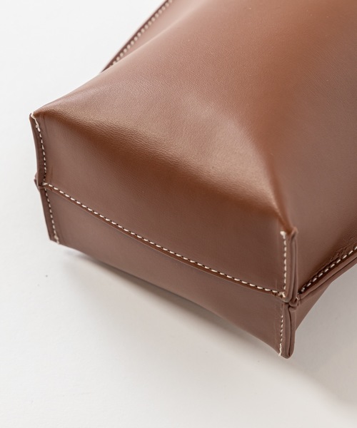 mystic（ミスティック）の「ステッチミニショルダーバッグ（ショルダーバッグ・レディース・ブラック/ブラウン/アイボリー・FREE）」の8枚目の写真