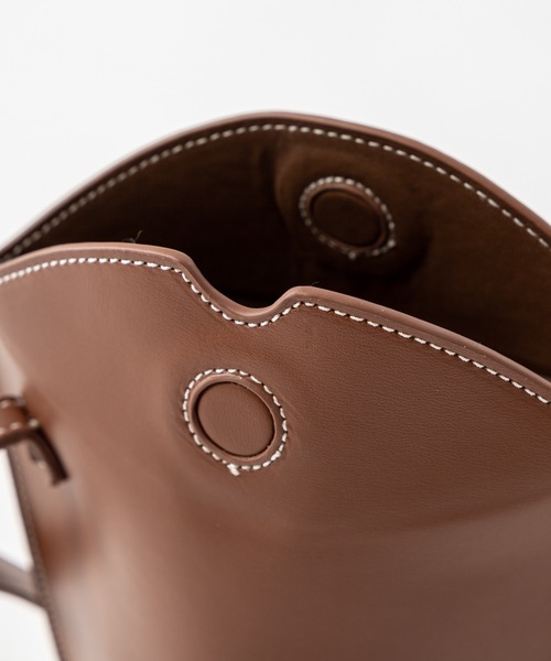 mystic（ミスティック）の「ステッチミニショルダーバッグ（ショルダーバッグ・レディース・ブラック/ブラウン/アイボリー・FREE）」の10枚目の写真