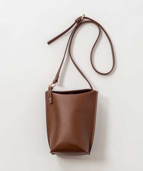 mystic（ミスティック）の「ステッチミニショルダーバッグ（ショルダーバッグ・レディース・ブラック/ブラウン/アイボリー・FREE）」の14枚目の写真