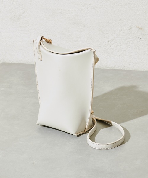 mystic（ミスティック）の「ステッチミニショルダーバッグ（ショルダーバッグ・レディース・ブラック/ブラウン/アイボリー・FREE）」の12枚目の写真