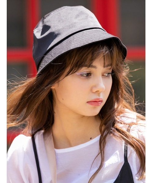 fifth（フィフス）の「シンプルバケットハット（キャップ・レディース・ブラック/アイボリー・FREE）」の11枚目の写真