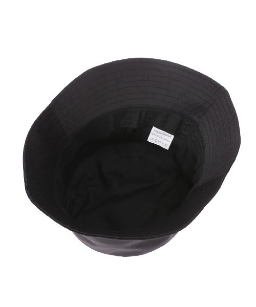 fifth（フィフス）の「シンプルバケットハット（キャップ・レディース・ブラック/アイボリー・FREE）」の8枚目の写真