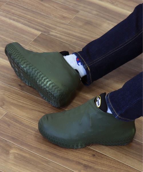 Monocoro toppi(モノコロトッピ)の「シリコンゴム 防水シューズカバー(シューケア用品・メンズ・ホワイト/ブラック/カーキ・L/M)」の19枚目の写真