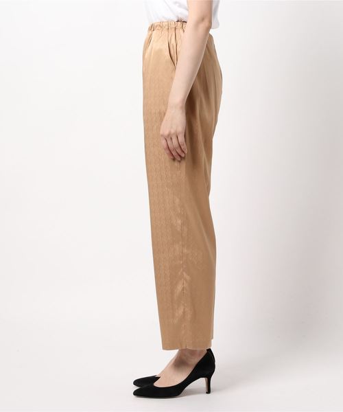 archives（アルシーヴ）の「ジャガードサテンイージーパンツ（その他パンツ・レディース・アイボリー/ベージュ/ブラウン・MEDIUM）」の4枚目の写真