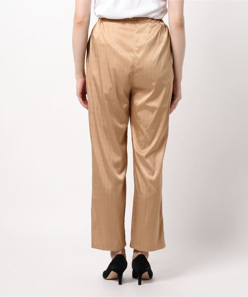 archives（アルシーヴ）の「ジャガードサテンイージーパンツ（その他パンツ・レディース・アイボリー/ベージュ/ブラウン・MEDIUM）」の5枚目の写真