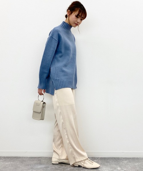 archives（アルシーヴ）の「ジャガードサテンイージーパンツ（その他パンツ・レディース・アイボリー/ベージュ/ブラウン・MEDIUM）」の11枚目の写真