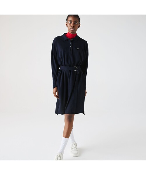 LACOSTE（ラコステ）の「リヨセルブレンドコットンピケポロドレス 
