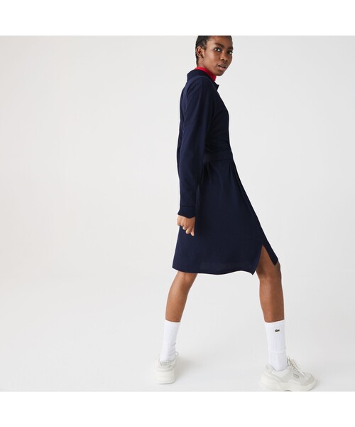 LACOSTE（ラコステ）の「リヨセルブレンドコットンピケポロドレス 