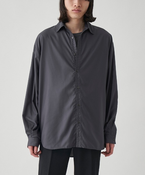 Juha(ユハ)の「SOFT L/S SHIRT(シャツ/ブラウス・メンズ・ブラック/オフホワイト/オリーブ/チャコールグレー・4/3)」の3枚目の写真
