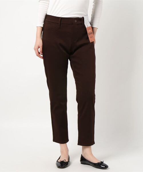 RAG MACHINE（ラグマシーン）の「【RAG MACHINE】「nobee」 楽伸びサテンフリースパンツ（その他パンツ・レディース・オリーブ/ブラック/ベージュ/ブラウン・M/L）」の3枚目の写真