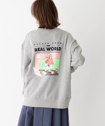 BASECONTROL（ベースコントロール）の「◆イラストレーター トチハラユミ 限定 プリントスウェットクルーネック（スウェット）」