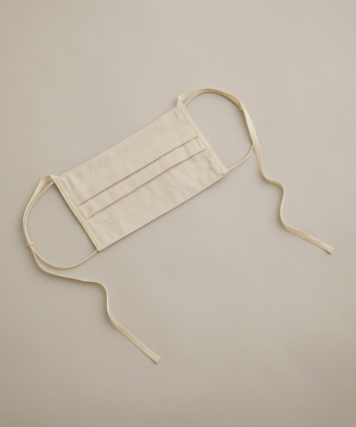 ADAM ET ROPE'(アダムエロペ)の「【WEB限定】イヤーリボンつきマスク(その他小物・レディース・ベージュ/オフホワイト/キナリ・FREE)」の14枚目の写真