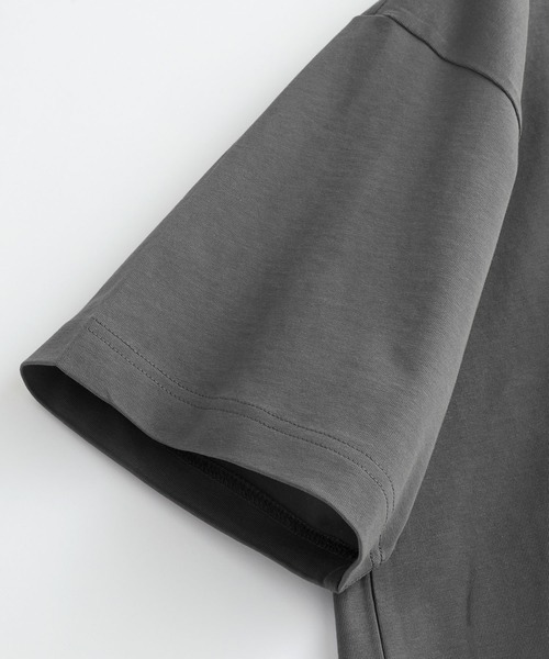 EMMA CLOTHES(エマクローズ)の「シルケットライク天竺 オーバーサイズS/Sカットソー 無地T トップス Tシャツ MERCERIZATION COTTON OVERSIZED SS TEE - EMMA CLOTHES-(Tシャツ/カットソー・メンズ・ホワイト/ブラック/グレー系その他/グリーン系その他/ブルー系その他/パープル系その他/ライトベージュ/グレー系その他2・S/M/L)」の13枚目の写真