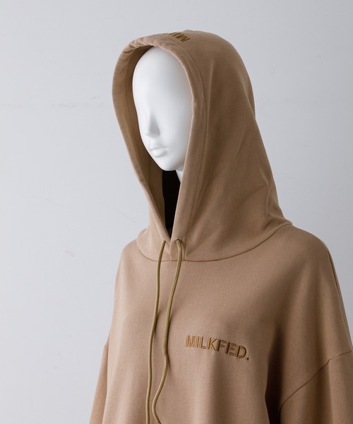 MILKFED. ブラウン フルジップパーカーone size MILKFED. ブラウン フルジップパーカーone size