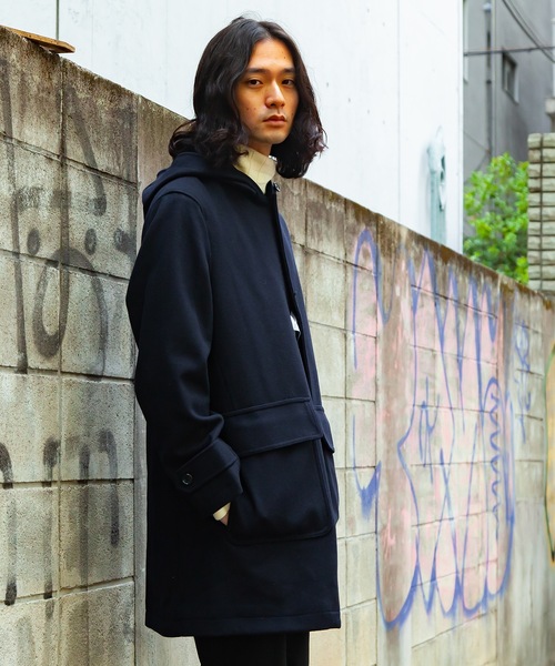 セール Reversal ウールメルトンフードステンカラーコート ステンカラーコート Tcss ティーシーエスエス のファッション通販 Zozotown