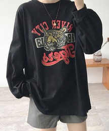 DEVICE | タイガープリント ロンT(Tシャツ/カットソー)