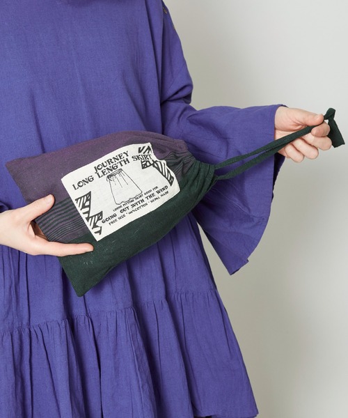 チャイハネ(チャイハネ)の「【チャイハネ】yul マルチストライプスカート(スカート・レディース・ベージュ/ブラック/グリーン・FREE)」の19枚目の写真