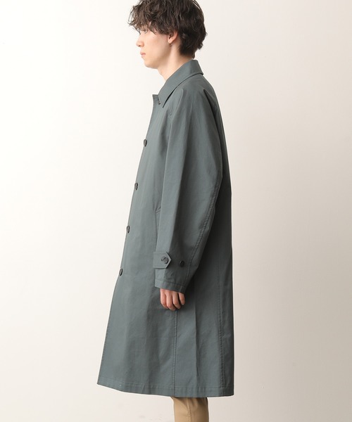 JUNRED（ジュンレッド）の「リラックスラグランステンカラーコート（ステンカラーコート・メンズ・グレー/グリーン・LL/M/L）」の18枚目の写真